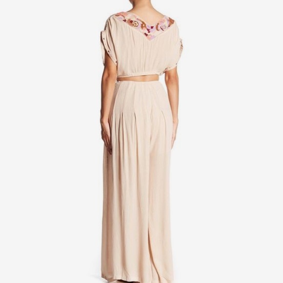 Free People 2-Piece Crop Top & Wide-Leg Pants Set - Picture 2 of 8
